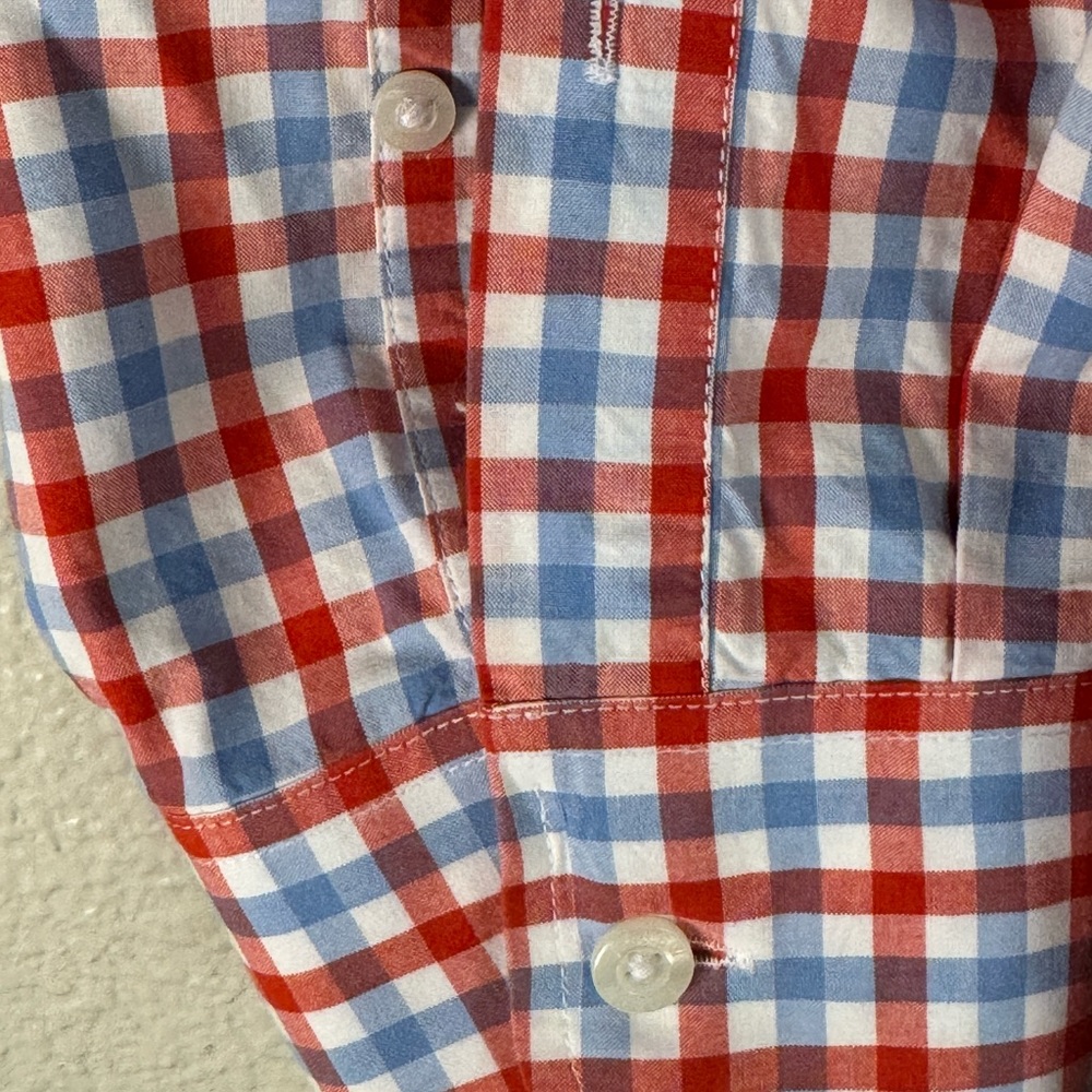 J. Crew Washed Shirt Plaid Button Down Casual Shirt Large - Picture 5 of 5